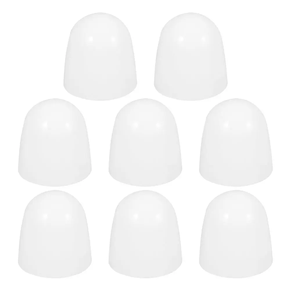 8Pcs Toilet Bolt Caps Plastic Decorative Floor Mounting Covers for Universal Toilet Bowl Base Screw Hiding Bathroom Fixture