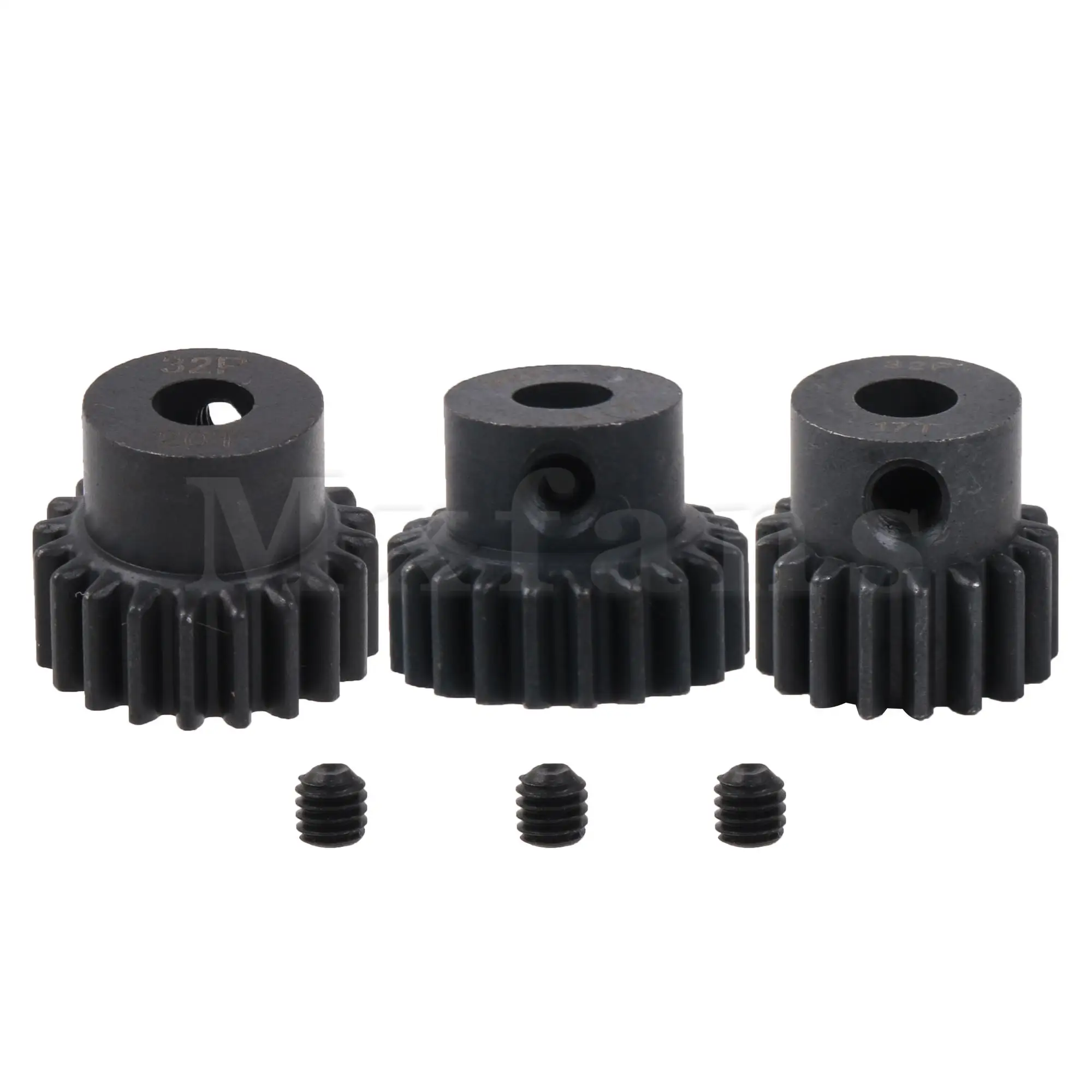 Mxfans 6Pcs RC Pinion Gear 0.8 M 16-21T 5mm ID 32P Replacement for TRAXXAS 1:8