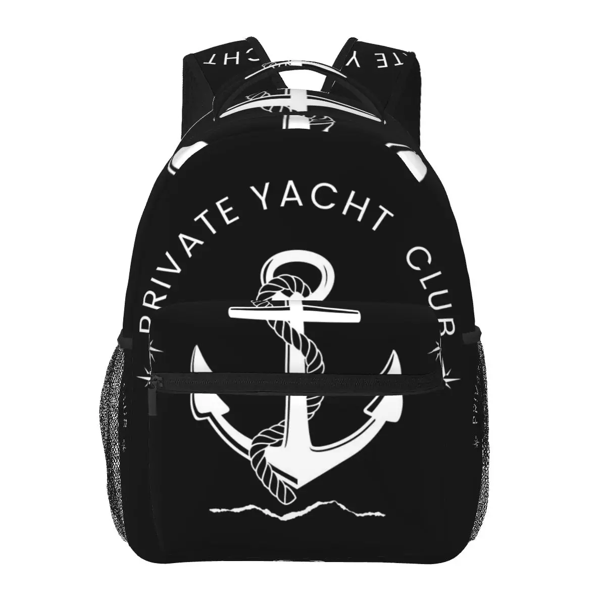 Private Yacht Club Backpacks Boys Girls Bookbag Students School Bags Cartoon Kids Rucksack Shoulder Bag Large Capacity