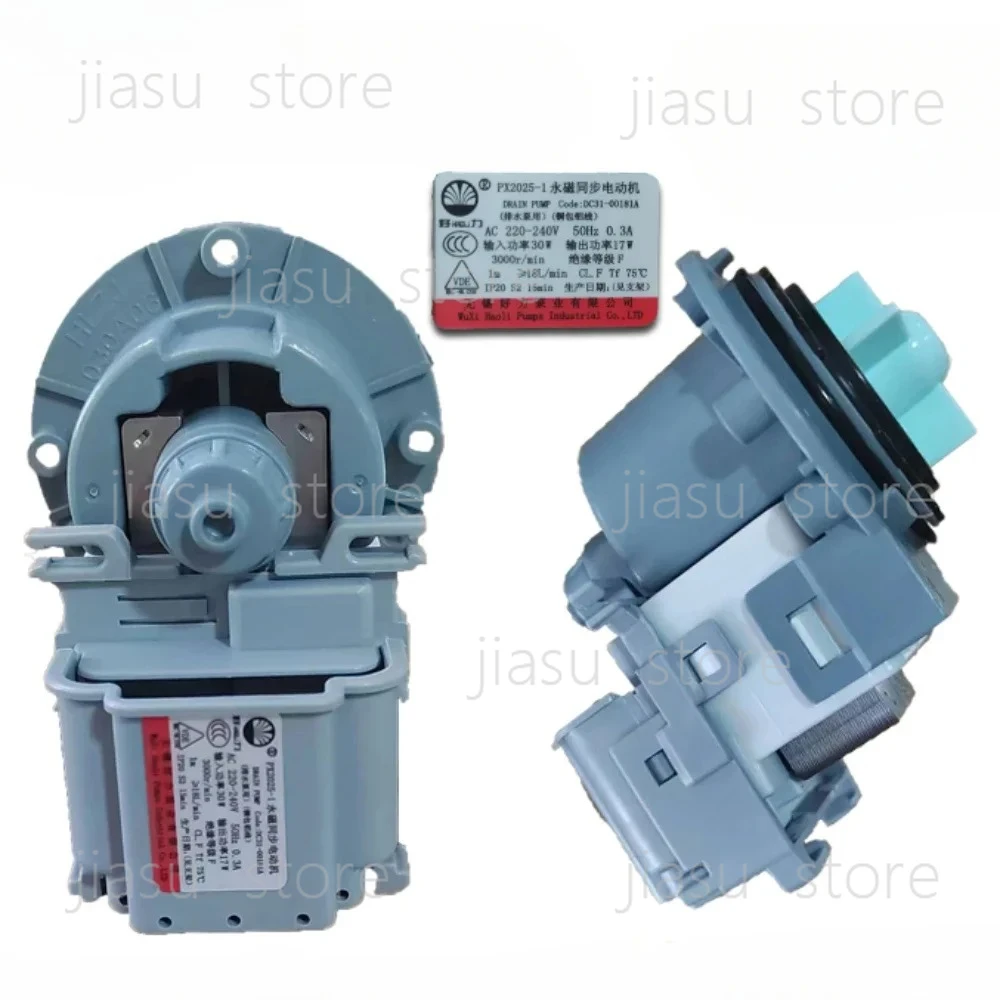 New Drain Water Pump Assembly For Samsung Washing Machine DC31-00181A PX2025-1 Drainage Motor Washer Parts