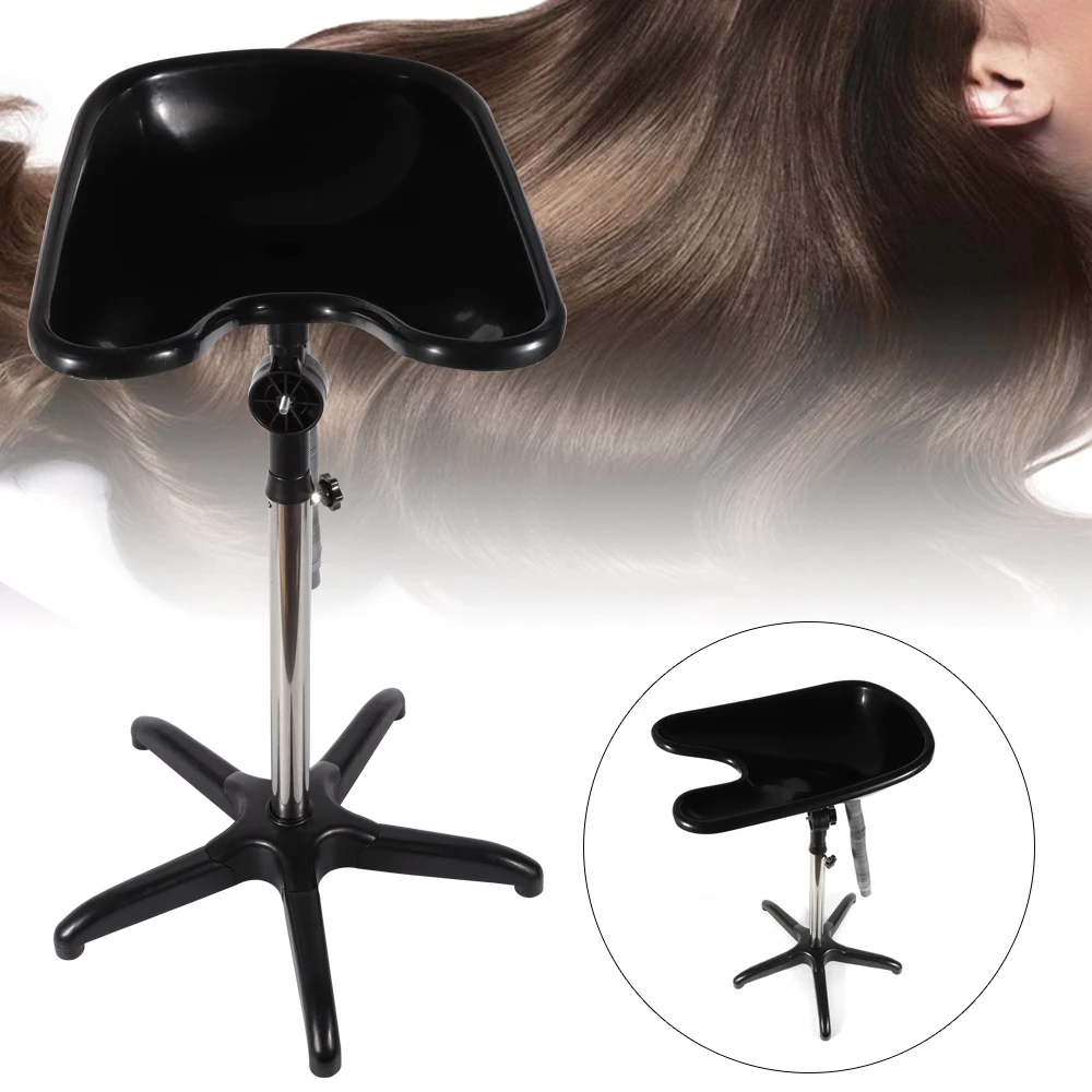 Adjustable Portable Sink for Hair Washing, 180° Rotatable Basin, Comfortable Neck Fit Design, Durable PP and Stainless Steel,