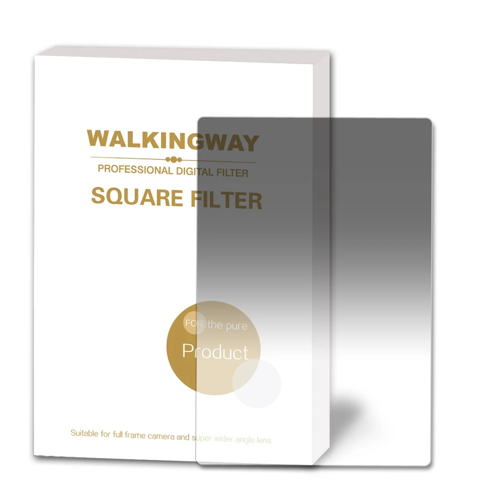 Walking Way  Camera Square filter 150*100mm kit set ND2 ND4 ND8 ND16 Netural Density ND filter for DSLR Cokin Zomei HOYA Nisi