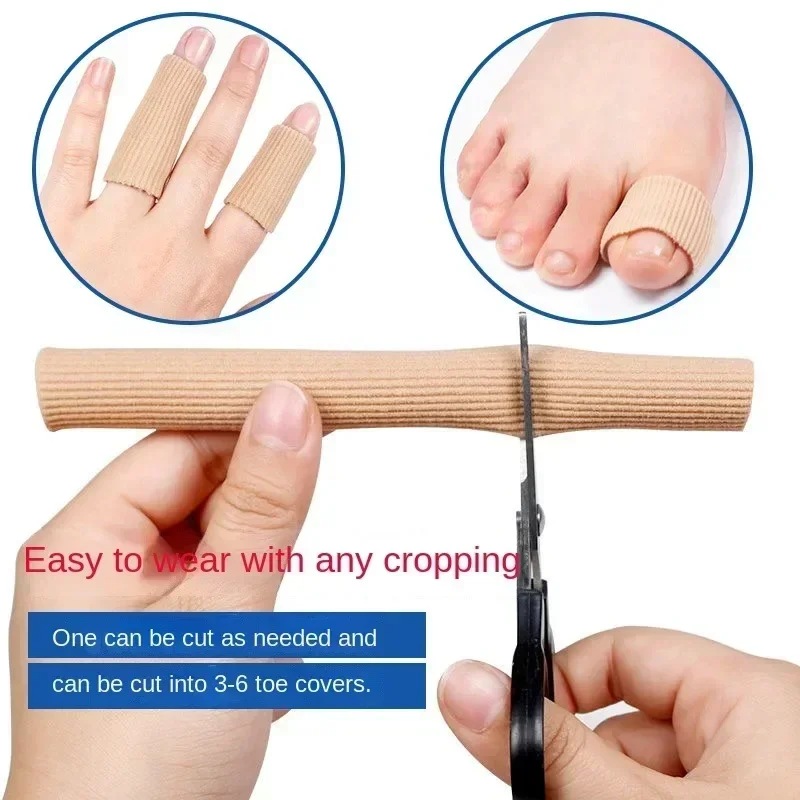 

15 см силиконовая трубка, гель для защиты пальцев ног, ткань для пальцев и пальцев, гелевая повязка, мозоли, волдыри, облегчение боли, мозолей, мягкие подушечки, стельки