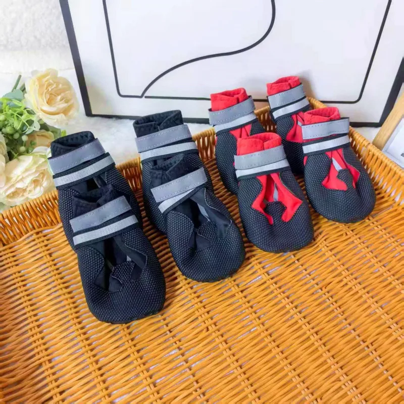 Reflective Dog Shoes Winter Outdoor Pet Boots Manufacturer Direct Supply