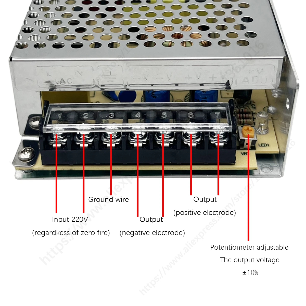 12V 120W 240W Schaltnetzteil Quelltransformatoren AC 220V zu DC 12V LED SMPS Netzteil 12V Volt für LED-Streifen CCTV