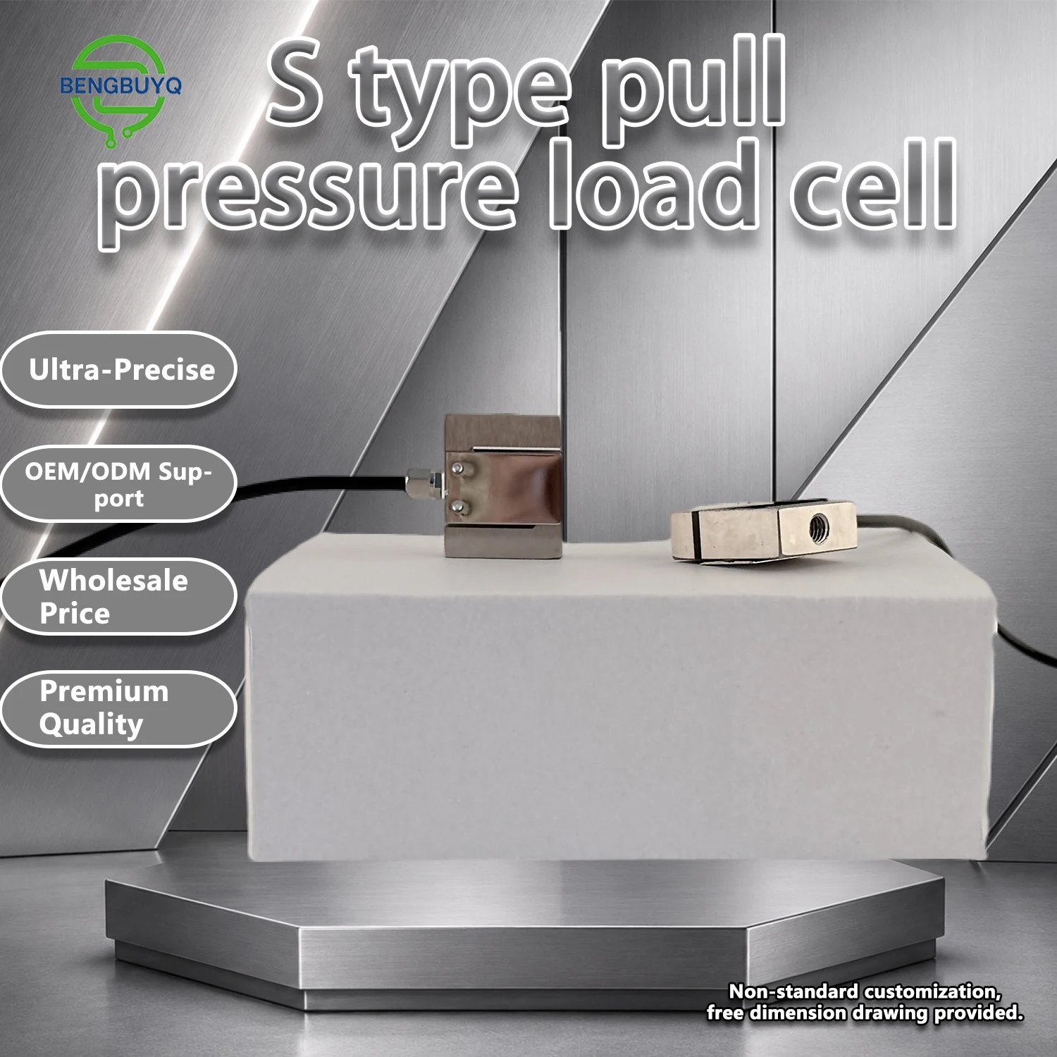 S Type Load Cell for Precision Measurement, Customizable, with Accessories for Factory Use. 3.High Precision S Type Load