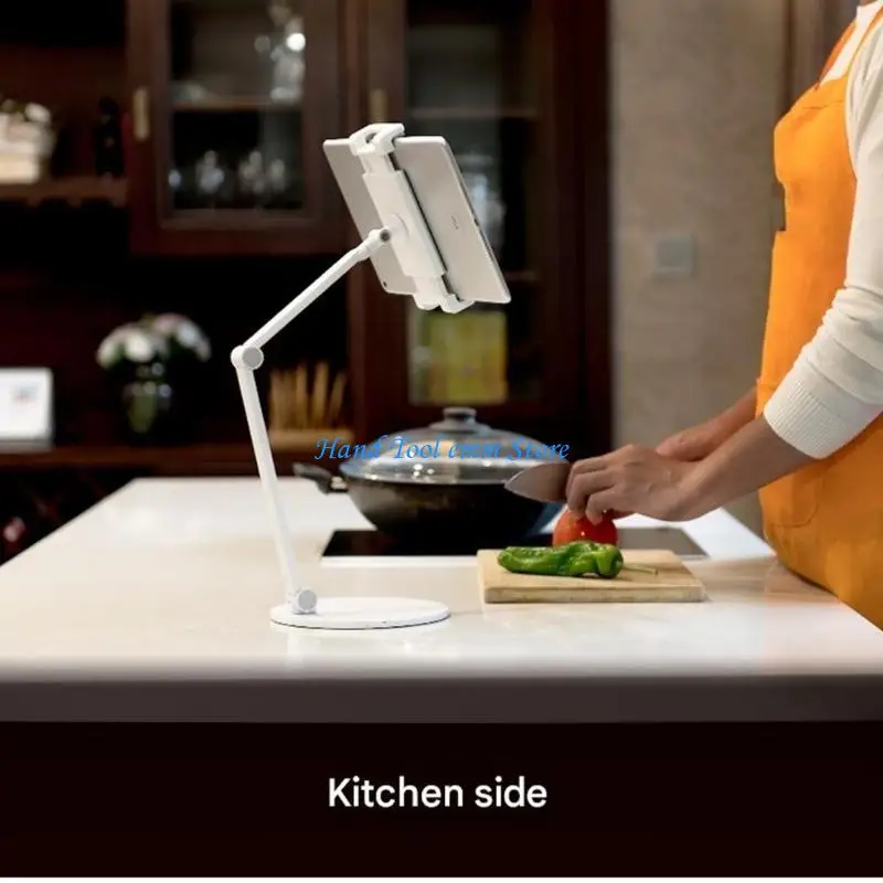 

H37F Modern Tablets Holder With Wide Compatibility For Smartphones And E Readers Metal Frame And Stable Base