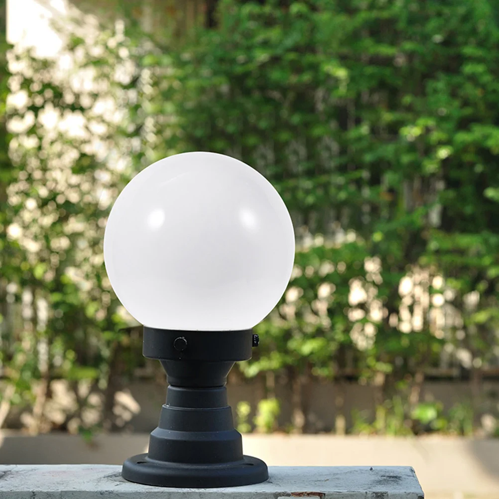 

2Pcs Globe Lampshade Acrylic Ball Cover 150MM Diameter Outdoor Bedroom Garden Decorative Lampshade Replacement
