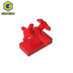 Gobricks GDS-2033 Tap 1 x 2 with Dual Handles compatible with lego 6936  Assembles Building Blocks pieces of children's toys