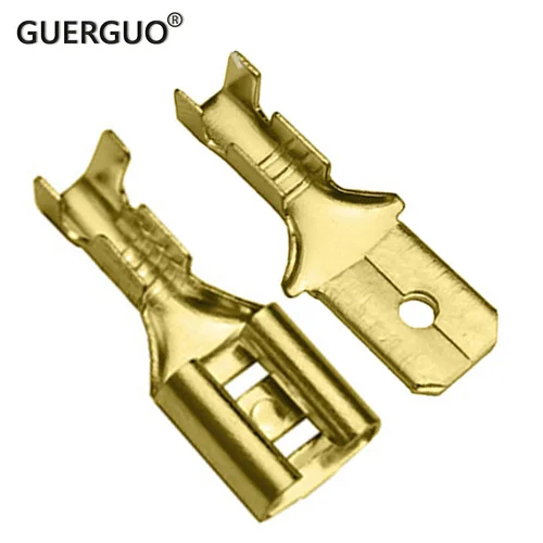 Terminales de crimpado de 2,8/4,8/6,3mm, conectores de cable eléctrico de sellado aislado, Kit surtido de conectores de Terminal de crimpado