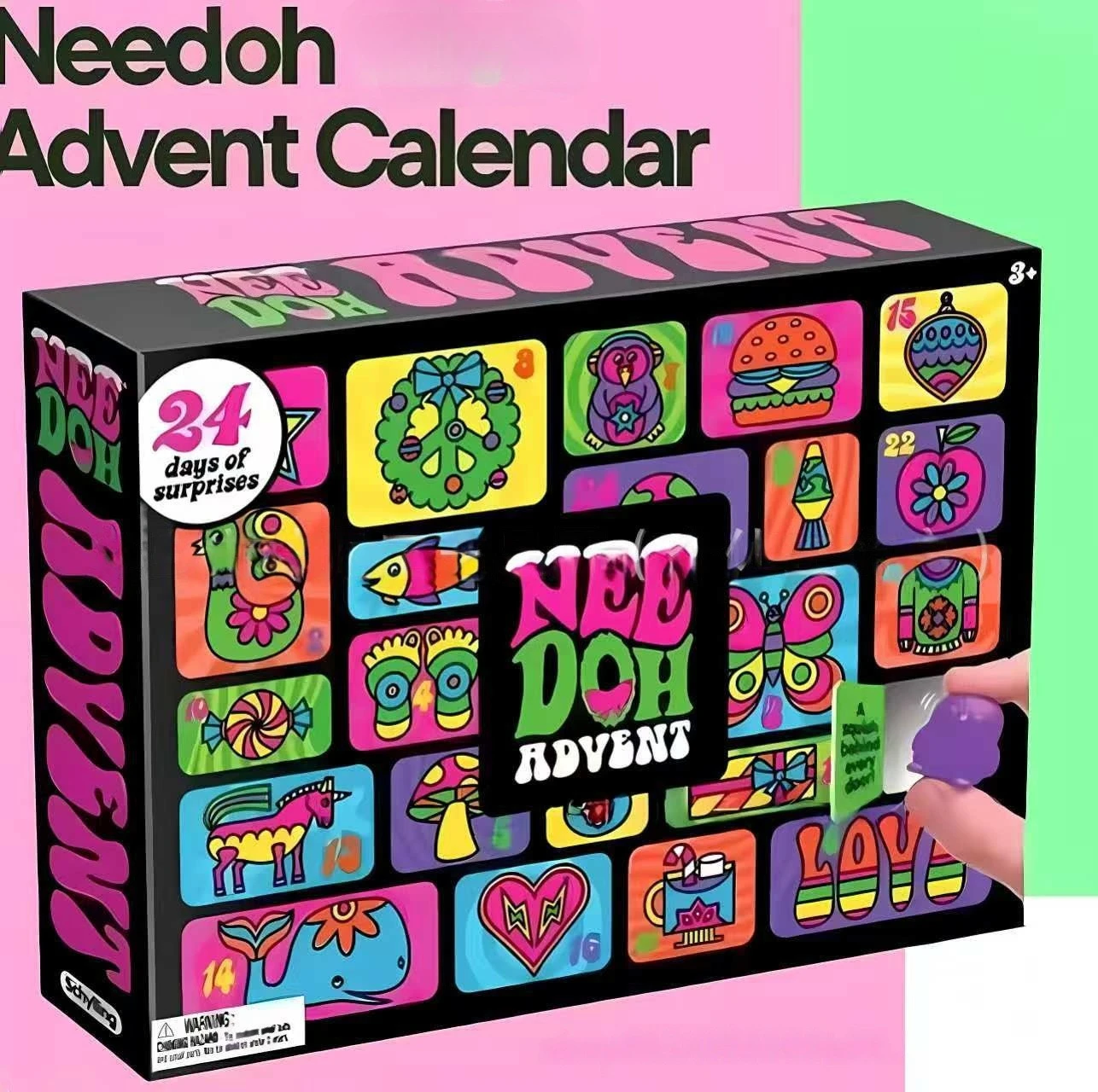 Advent Calendar Gift - 2026 NeeDoh Advent Takvimi 24 Parça