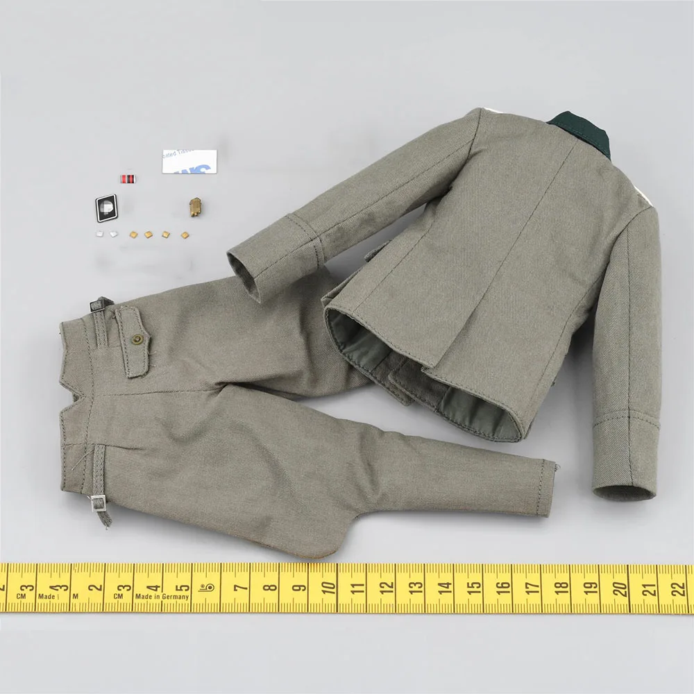 DID D80178 Action Figure Soldier Dress Coat Pant Caps with Medals Shirt Toys Model For 12" Male Doll Figure Scene Component 1/6