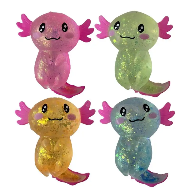 Axolotl Fidget Axolotl Squeeze Fidget Toy giocattoli divertenti e carini per alleviare lo Stress giocattoli flessibili per bambini e adulti giocattolo sensoriale regalo