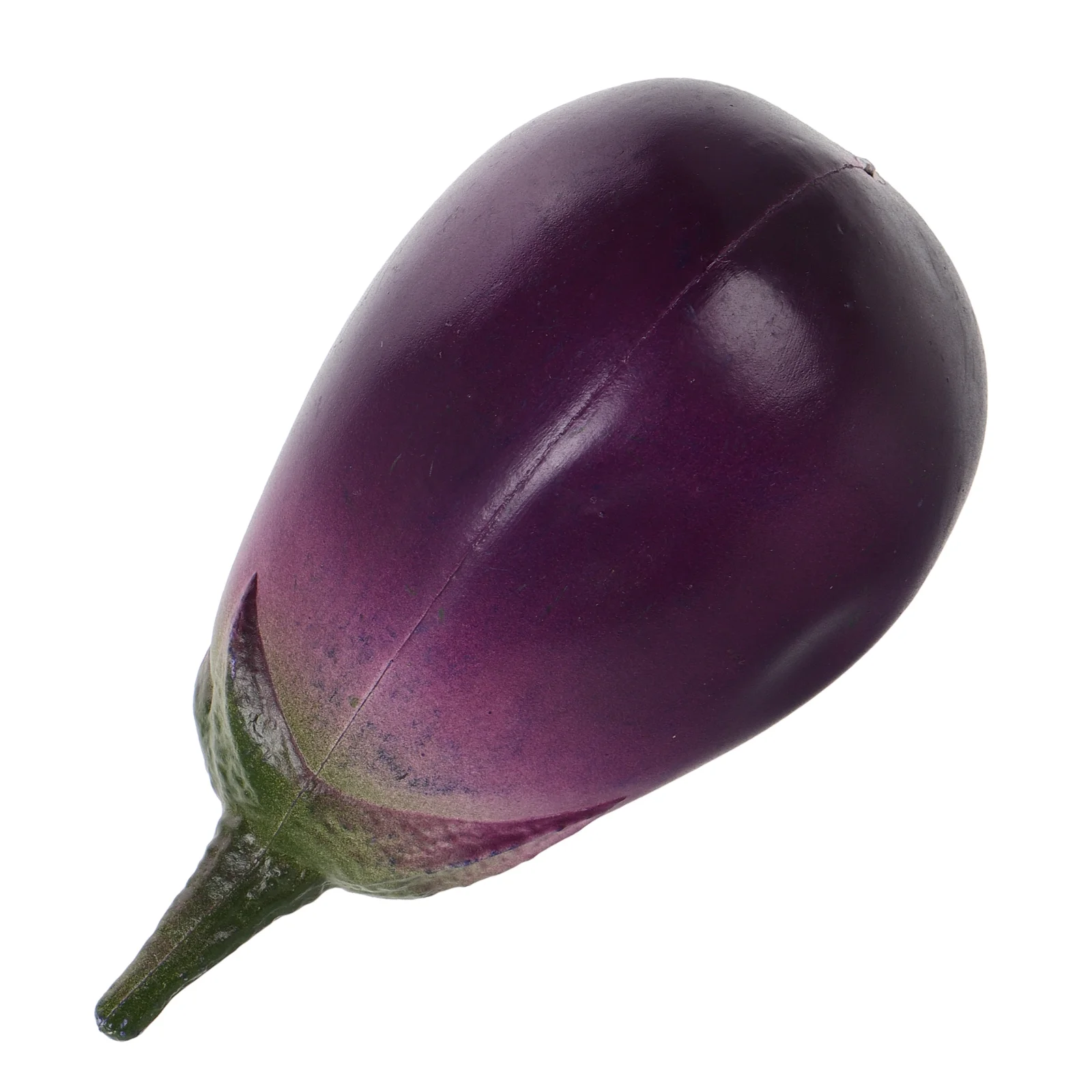 Simulated Eggplant Model Fake Realistic Party Decorations Vegetable Toy Display Shop Eggplants Home Kitchen Food