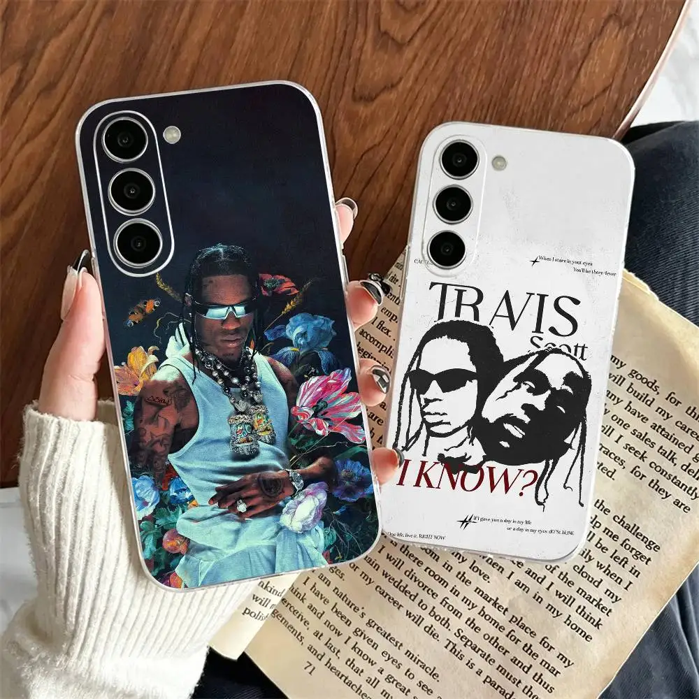 T-Travis S-ScottS Singer   Phone Case For SamsungA10,12,20,21S,30,31,40,50,51,52,70,71 Transparent Cover