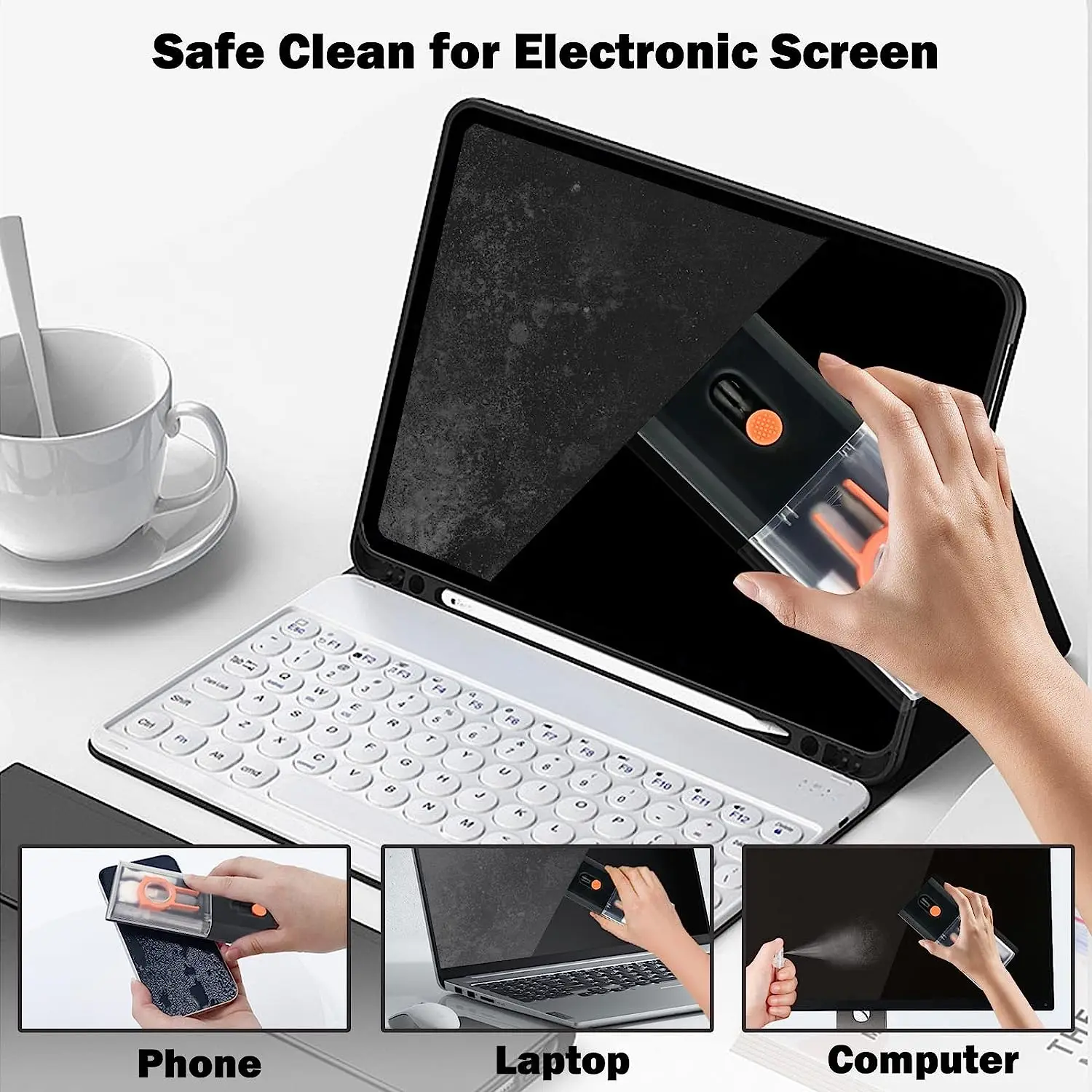 10-in-1 Laptop Keyboard Cleaning Kit Electronics Screen Cleaner Brush Tool