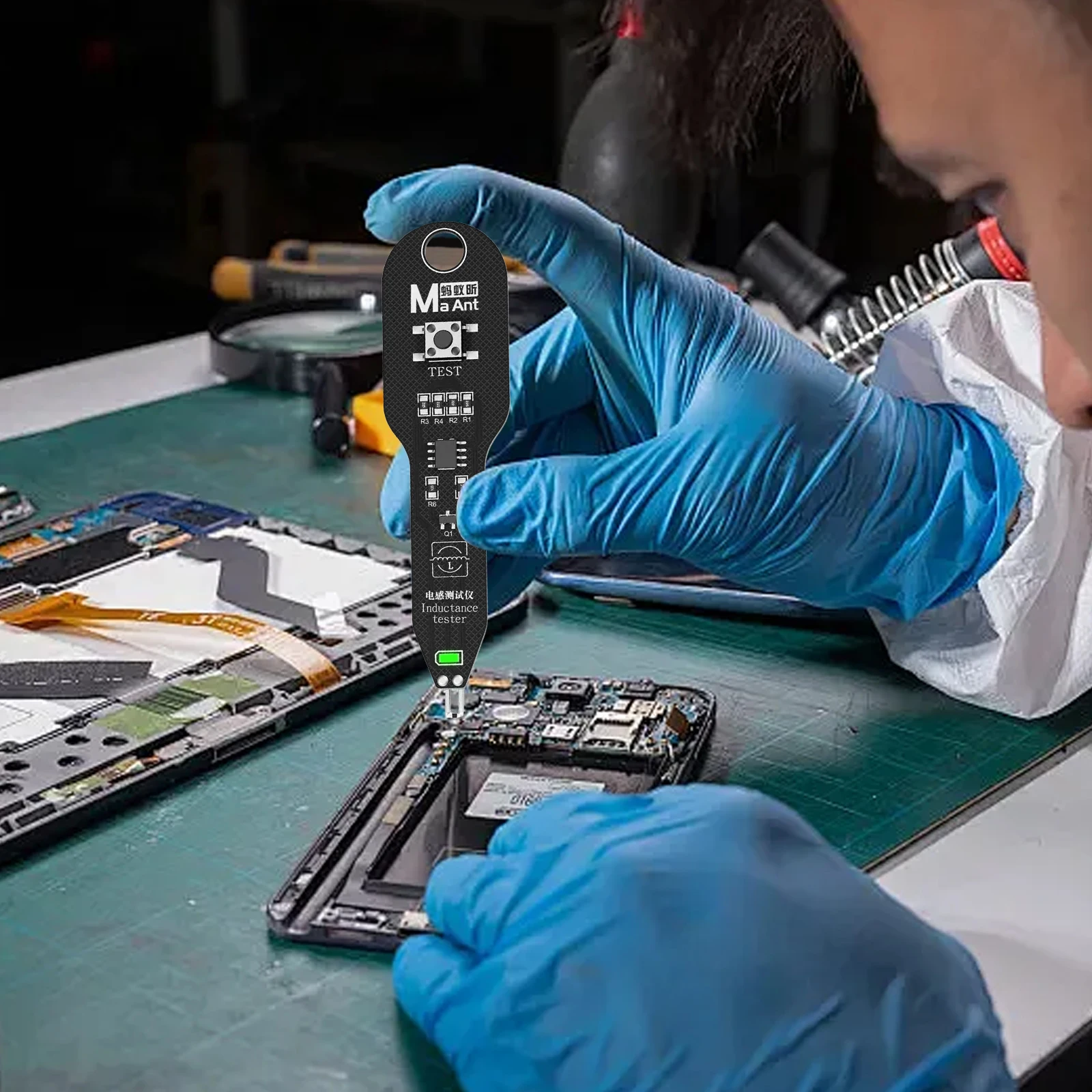 

Inductance Tester High Precision Electromagnetic Induction Instrument Inductor Detector Repair Mobile Phone Motherboard