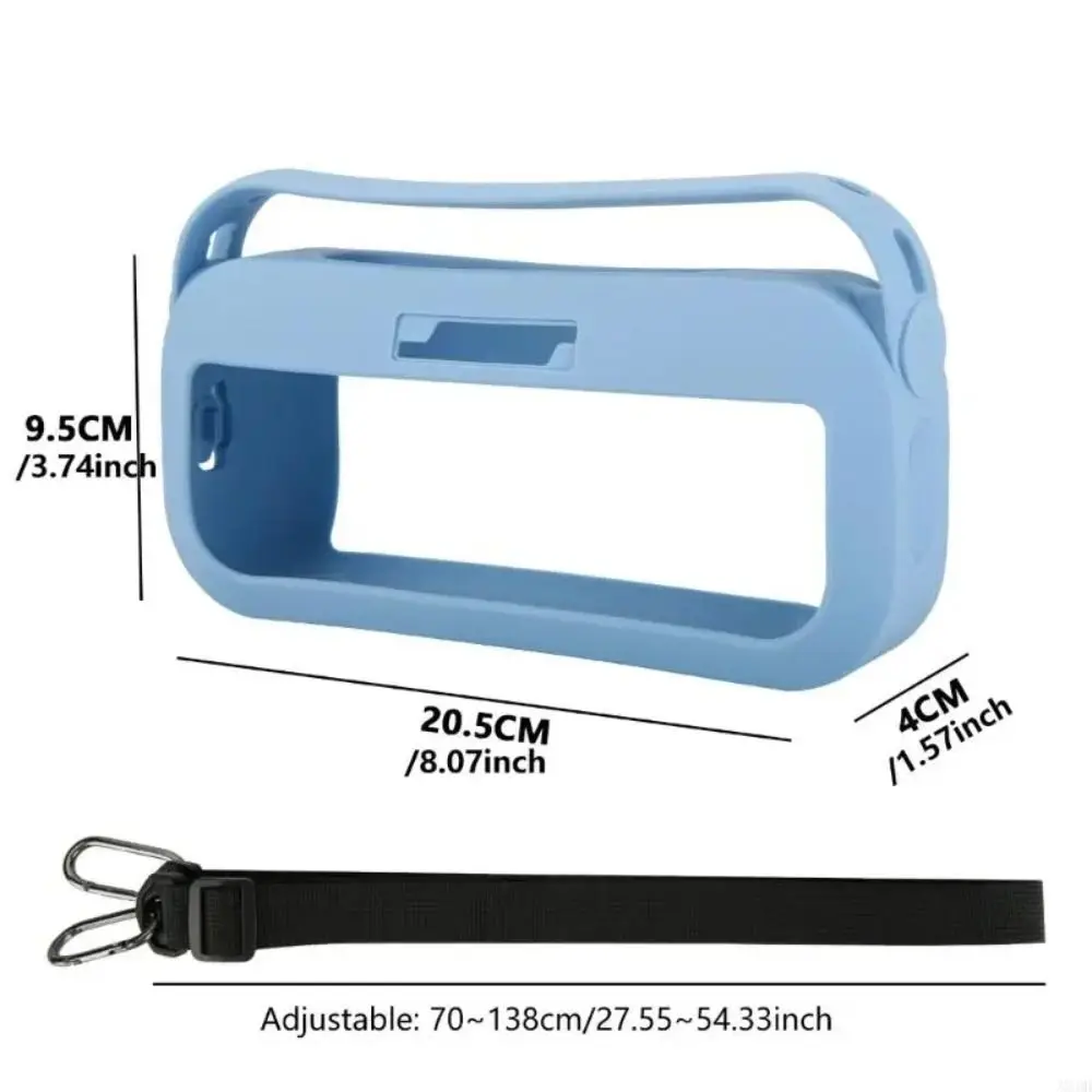 For Silicone Speaker Protective Cover Replacement with Shoulder Strap Case Shell Portable Protector for Bose SoundLink Flex 1/2