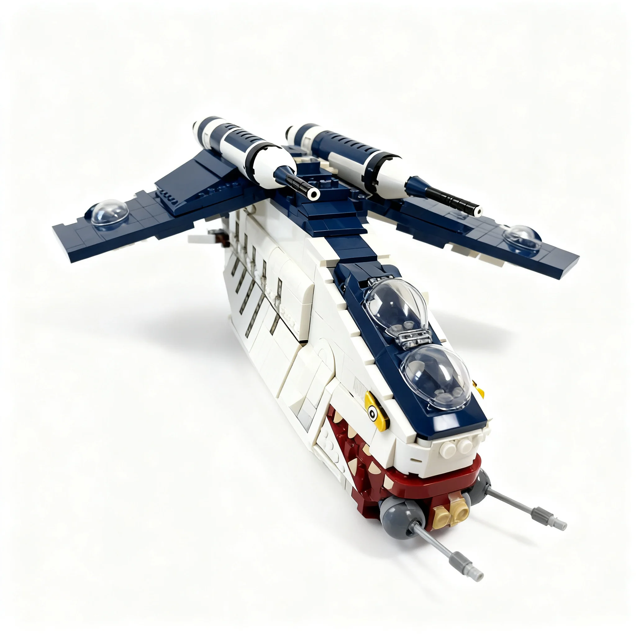 1300pcs MOC Star Battle Republic Gunship Model Building Blocks Toys Construction Christmas Gift Brick Art Creative Display Craft