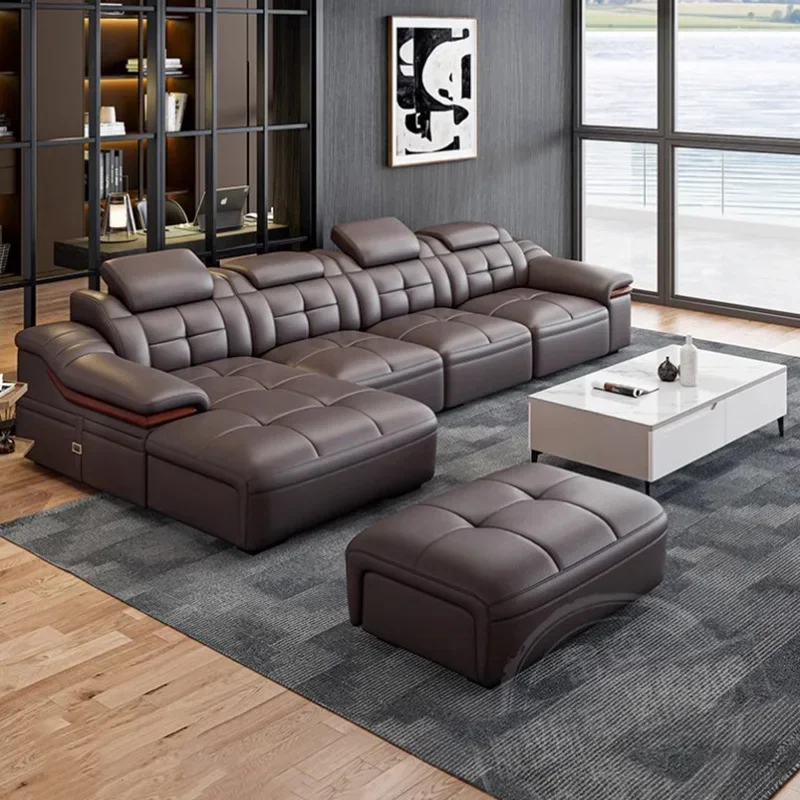 

Relaxing Minimalist Living Room Sofas Corner Luxury Modern High Quality Backrest Adult European Designer Sillon Cama Furniture