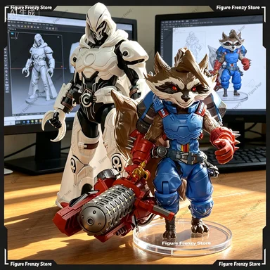 special-offernew-blokees-marvel-rivals-marc-spector-rocket-raccoon-action-figures-assembly-mol-champion-class-anime-movable-coll