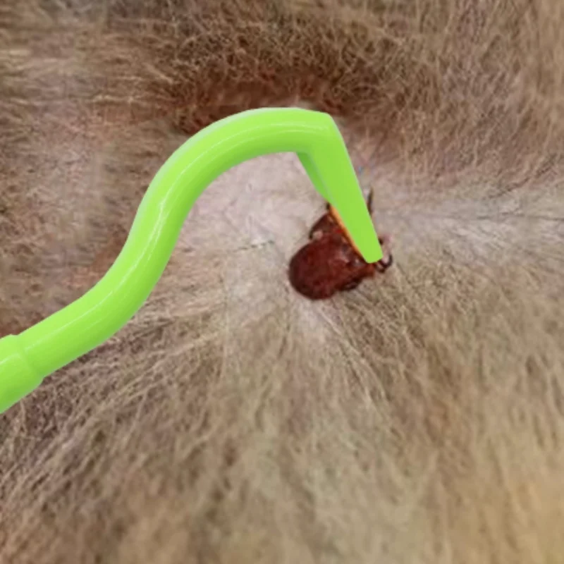 Pinza para Eliminar Pulgas y Garrapatas de Mascotas - Extractor de Garrapatas para Perros y Gatos - Herramienta para el Cuidado de Mascotas
