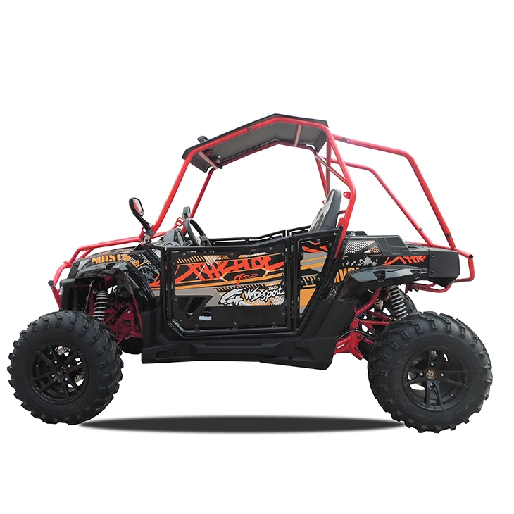 400cc  4WD Motors Gas Powered Shaft Drive 4 Wheeler Off Road Quad Bike Buggy 4X4 ATV for Adults