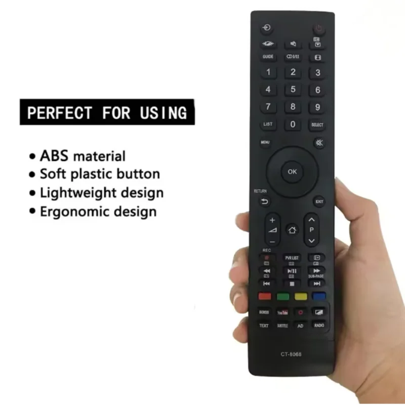 

New Replacement Remote Control Fit for Toshiba 55l5650VN 40l5650VN CT-8068 32l5650VN LED LCD Smart TV