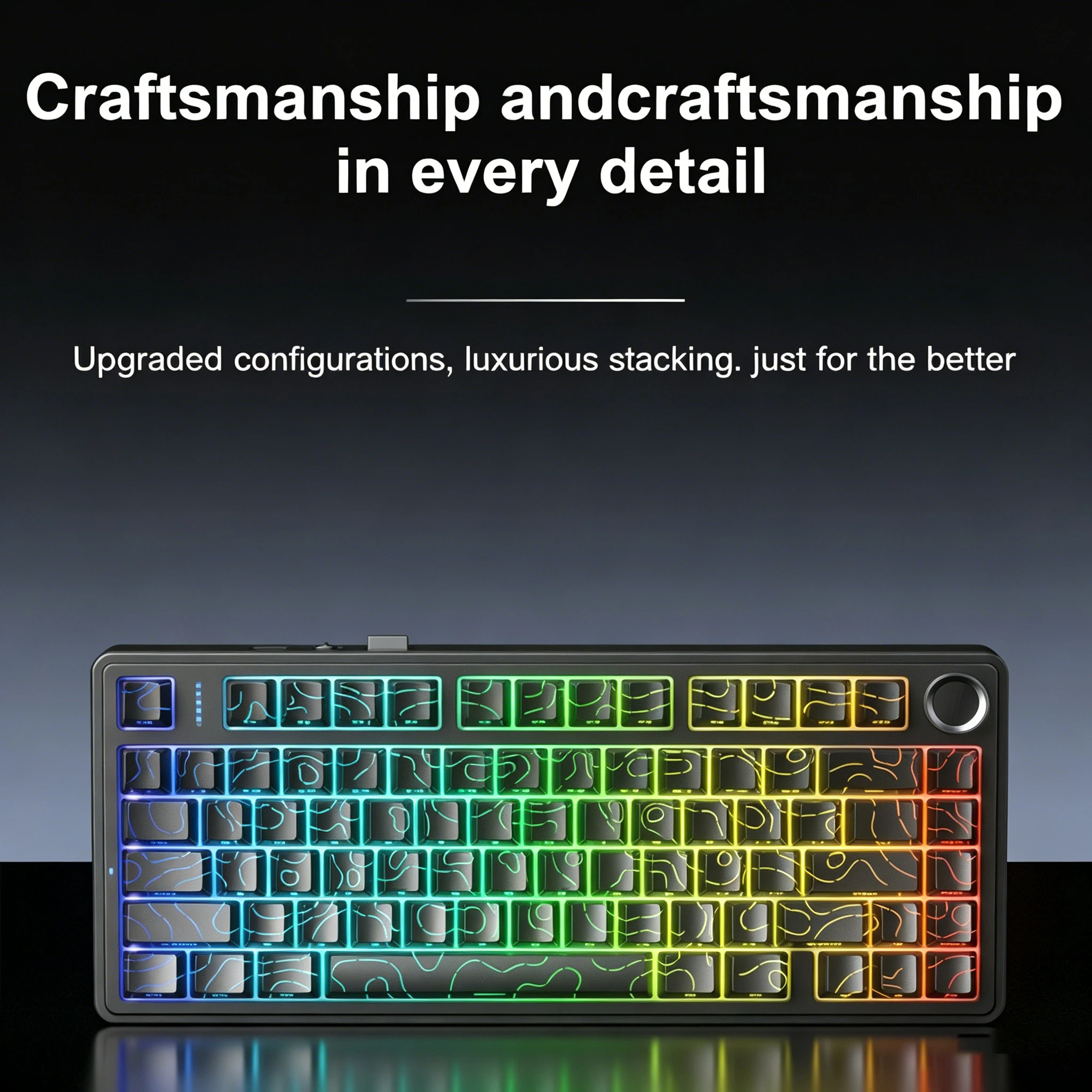 AULA F75 HE 75% Mechanical Key - Gaming Keyboard Type C 评论和价格