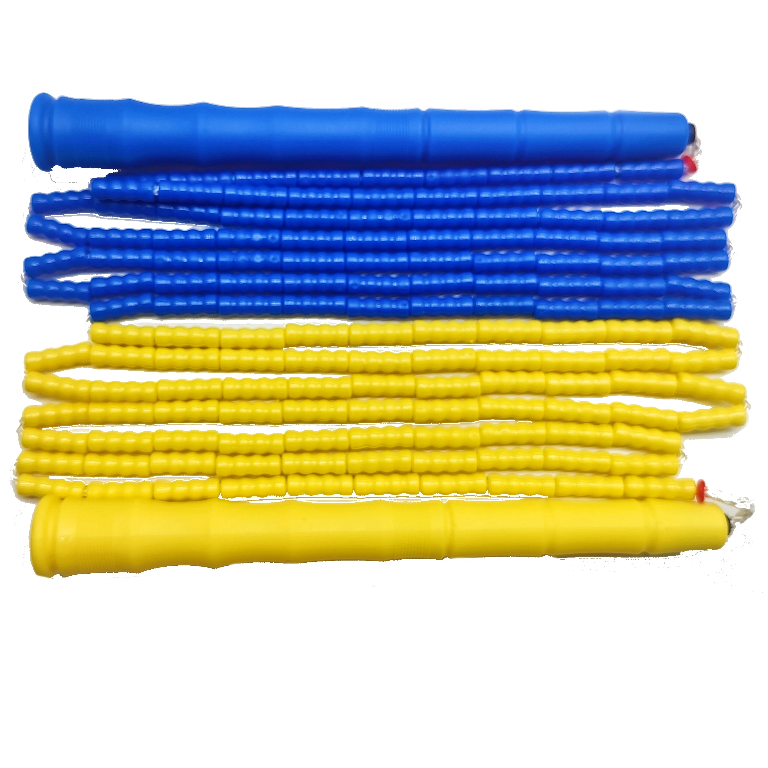 NEVERTOOLATE SOFT PVC beads freestyle long handle Bamboo Skipping Rope beaded Skipping Rope Indoor Sports