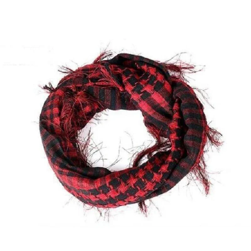 Scarf Arab Shemagh Keffiyeh Military Tactical Palestine Scarf for Men Shawl Kafiya Wrap Shemagh Scarf Fashion Scarves