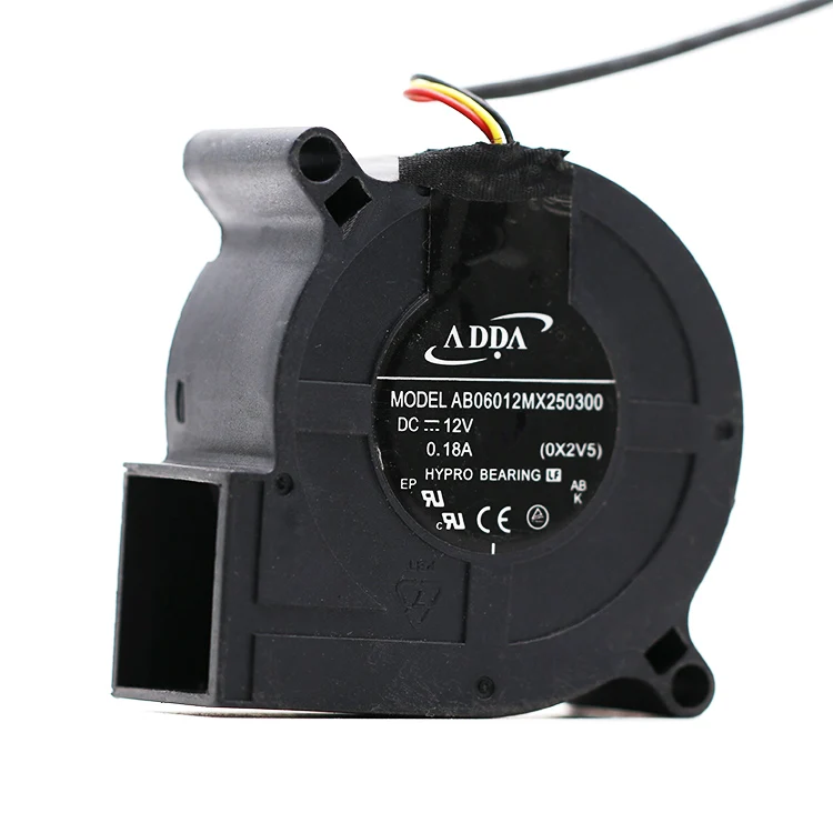 Adda AB06012MX250300 12V 0.18A Based Acer 1210 Projector Cooling Fan
