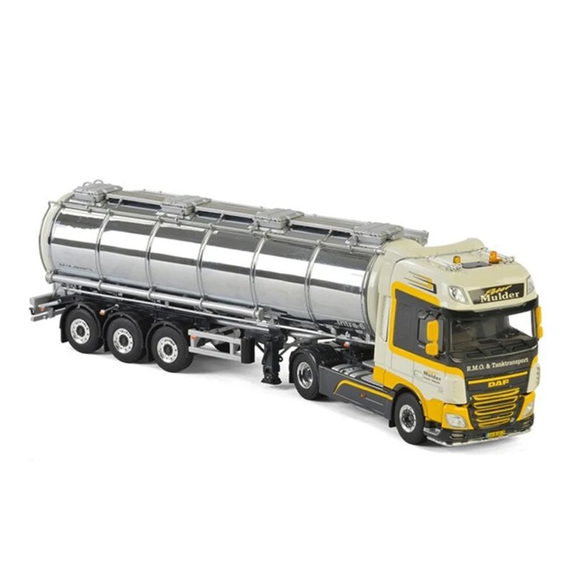 Diecast 1:50 Scale DAF XF 4X2 Oil Tanker Truck Alloy Model 01-2343 Static Display Collectible Toy Gift Souvernir Decoration