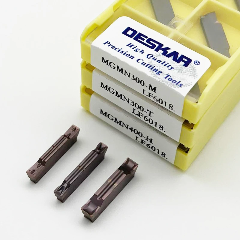MGMN Grooving Inserts MGMN150 MGMN200 MGMN250 MGMN300 MGMN400 MGMN500 G H T M LF6018 Carbide Inserts CNC Lathe Cutter