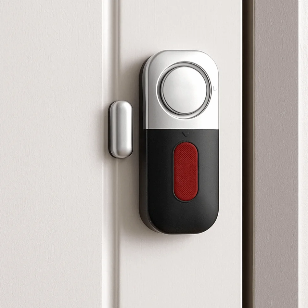 

Magnetic Sensor Burglar Alarm High Decibel Detector Plastic Door Magnetic System Wireless Smart High Decibel Alarm