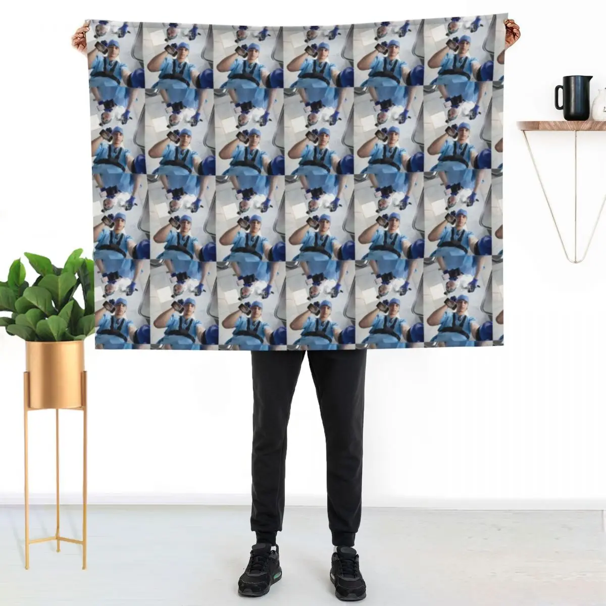 Slushy noobz sticker Throw Blanket Plush Personalized Gift decorative Luxury St Bed covers Flannel Fabric Blankets