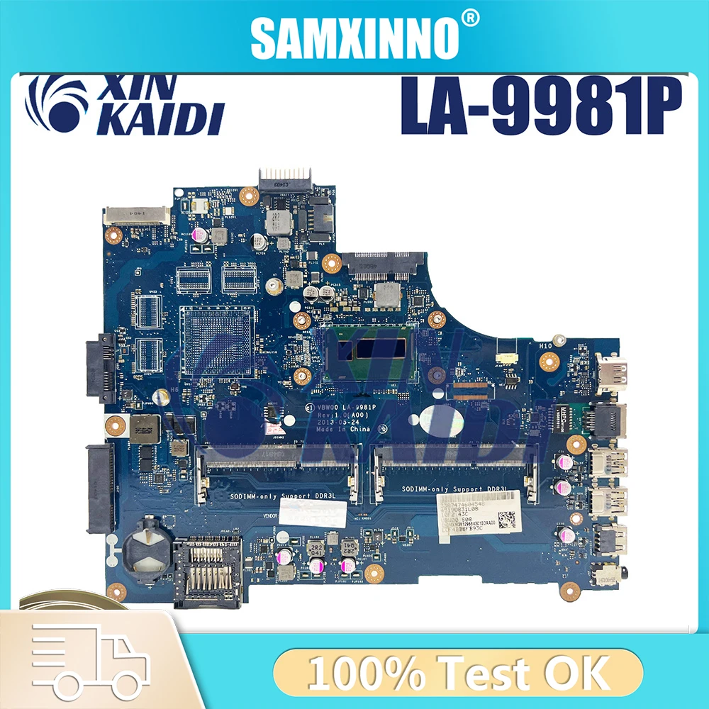 

Материнская плата для DELL Inspiron 15R 5537 3537 LA-9981P i5-4200U, процессор 216-0841027, материнская плата для ноутбука с графическим процессором, полностью протестирована, ОК