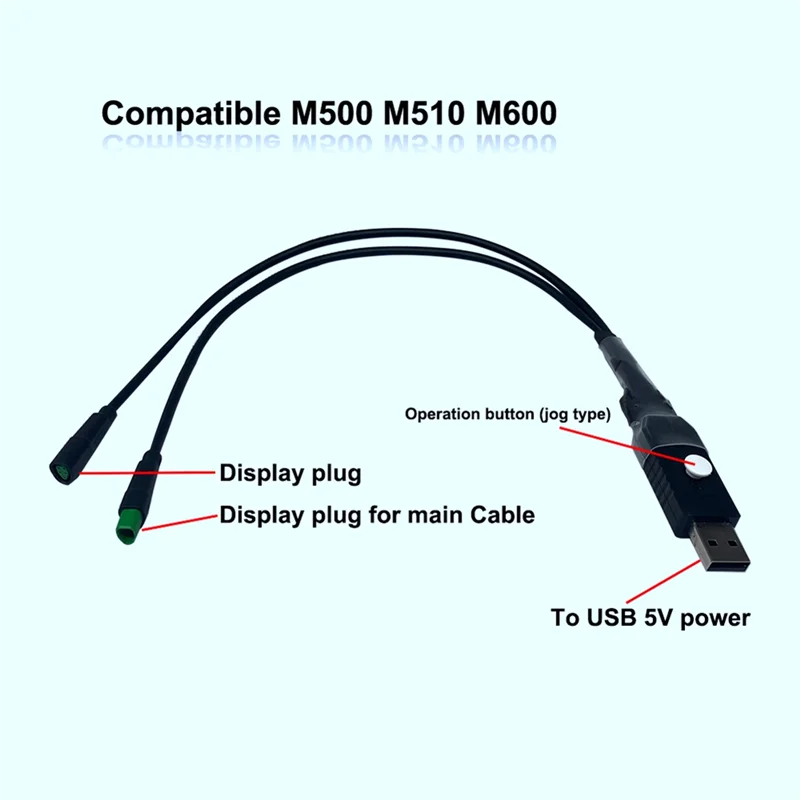 

For Bafang Speed Limit Release Wheel Diameter Setting M600 M510 CAN Protocol Motor Dedicated Programming CableDownloader