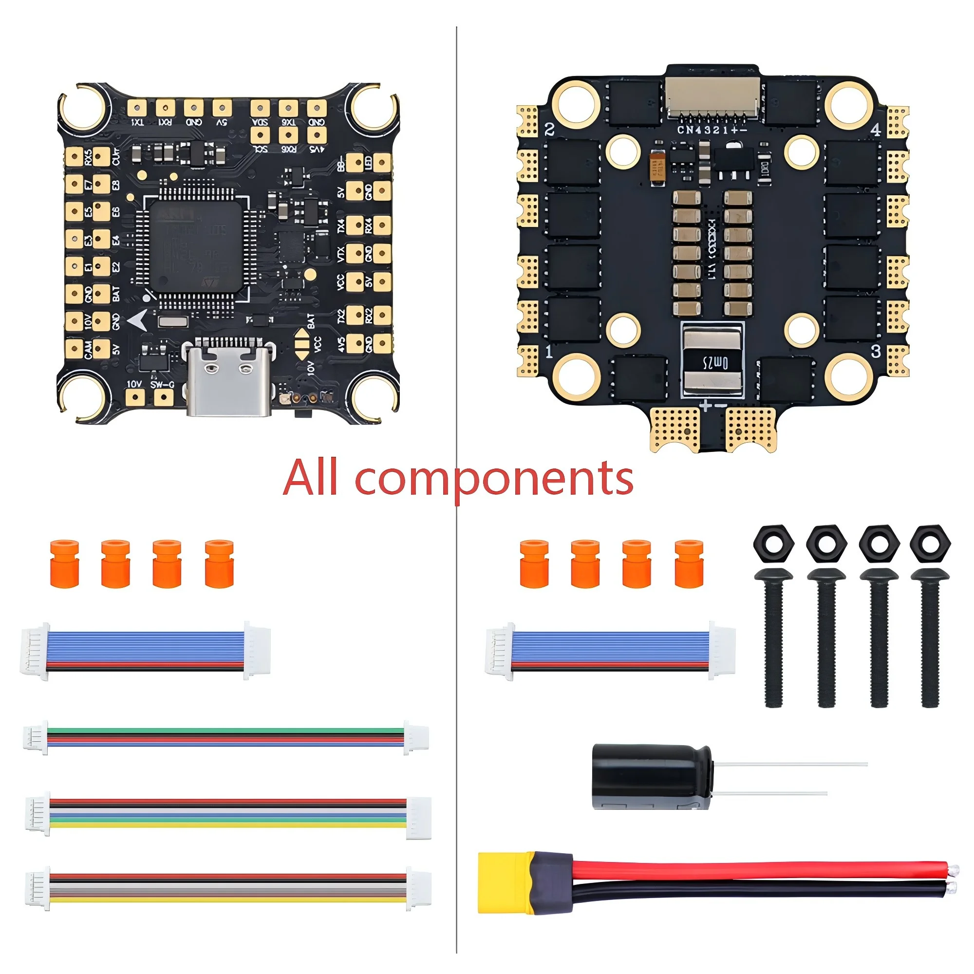 وحدة تحكم في الطيران F405-S90A ESC مع ICM-42688 Gyro SPA06-003 لطائرة RC FPV حرة بدون طيار