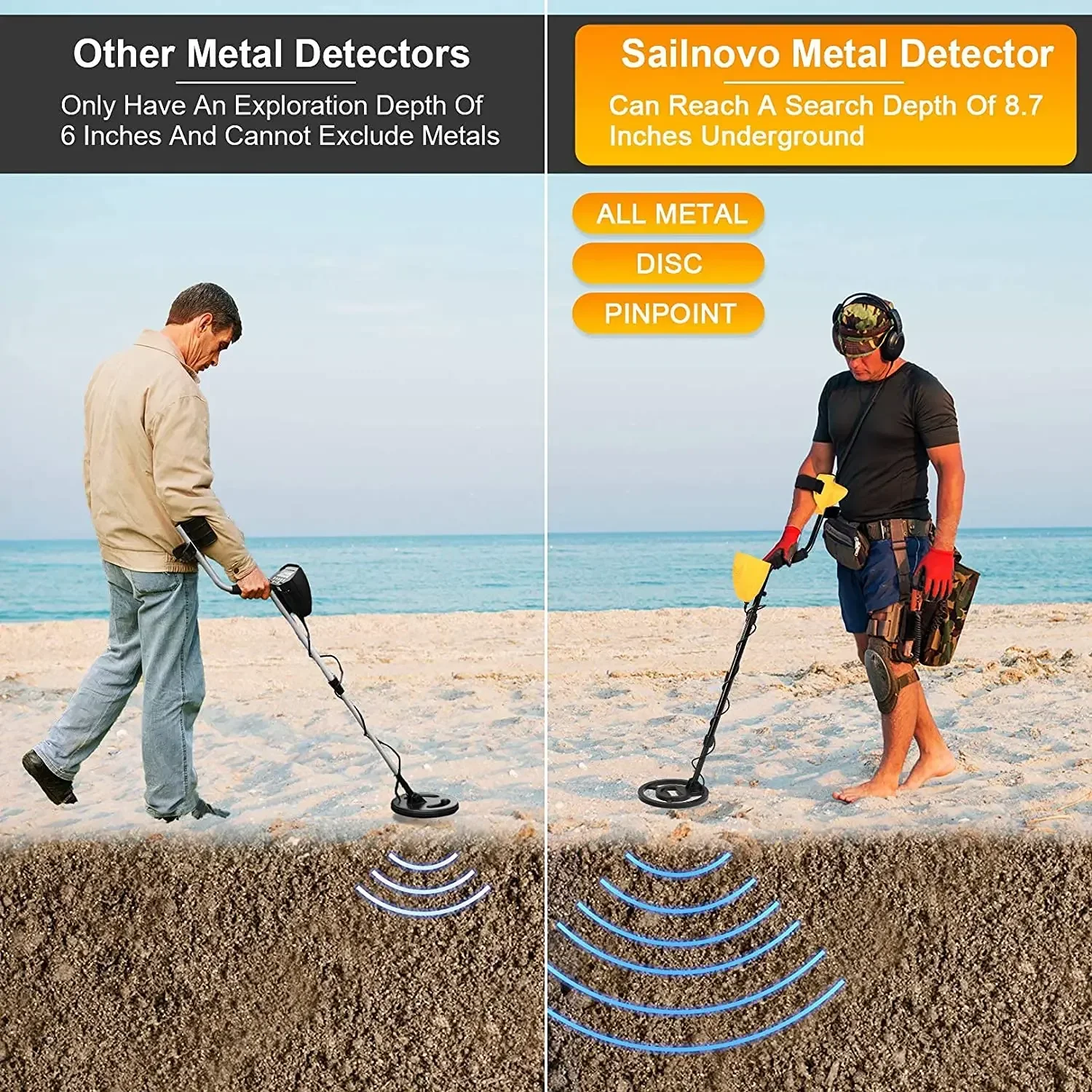 Tianxunは、金狩猟用のRohs金金属探知機を生産します、MD-3028