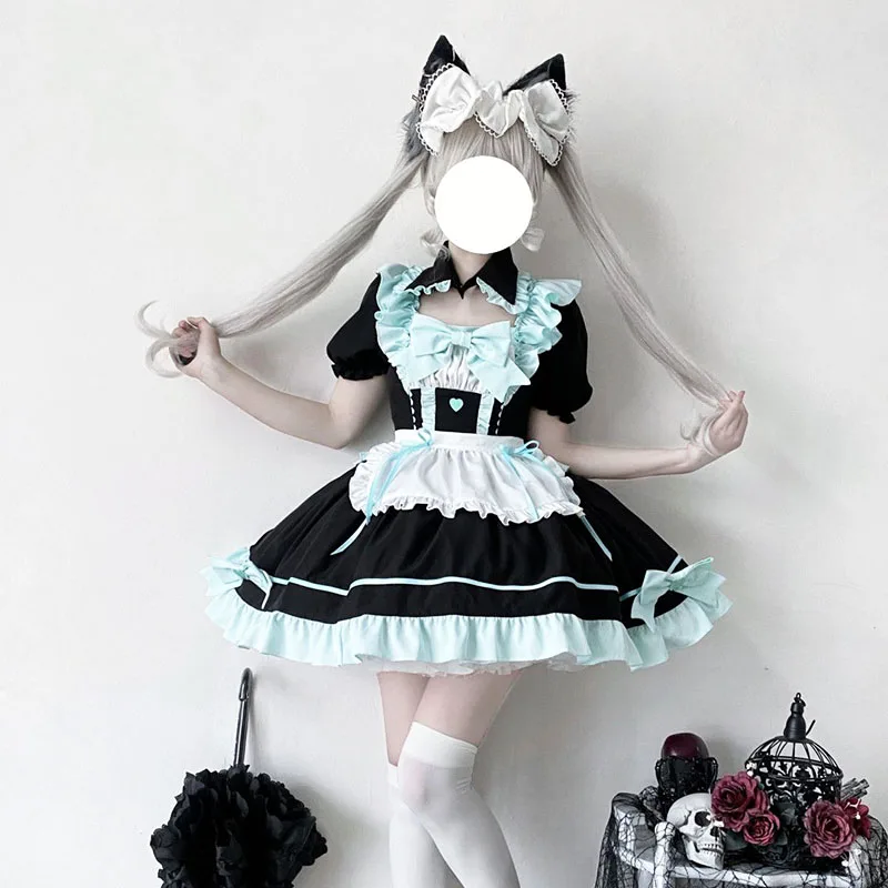 robe-lolita-au-design-original-robe-de-demoiselle-d'honneur-hatsune-miku-mini-jupe-de-princesse-a-volants-pour-femmes-robe-mignonne-a-manches-courtes-y2k