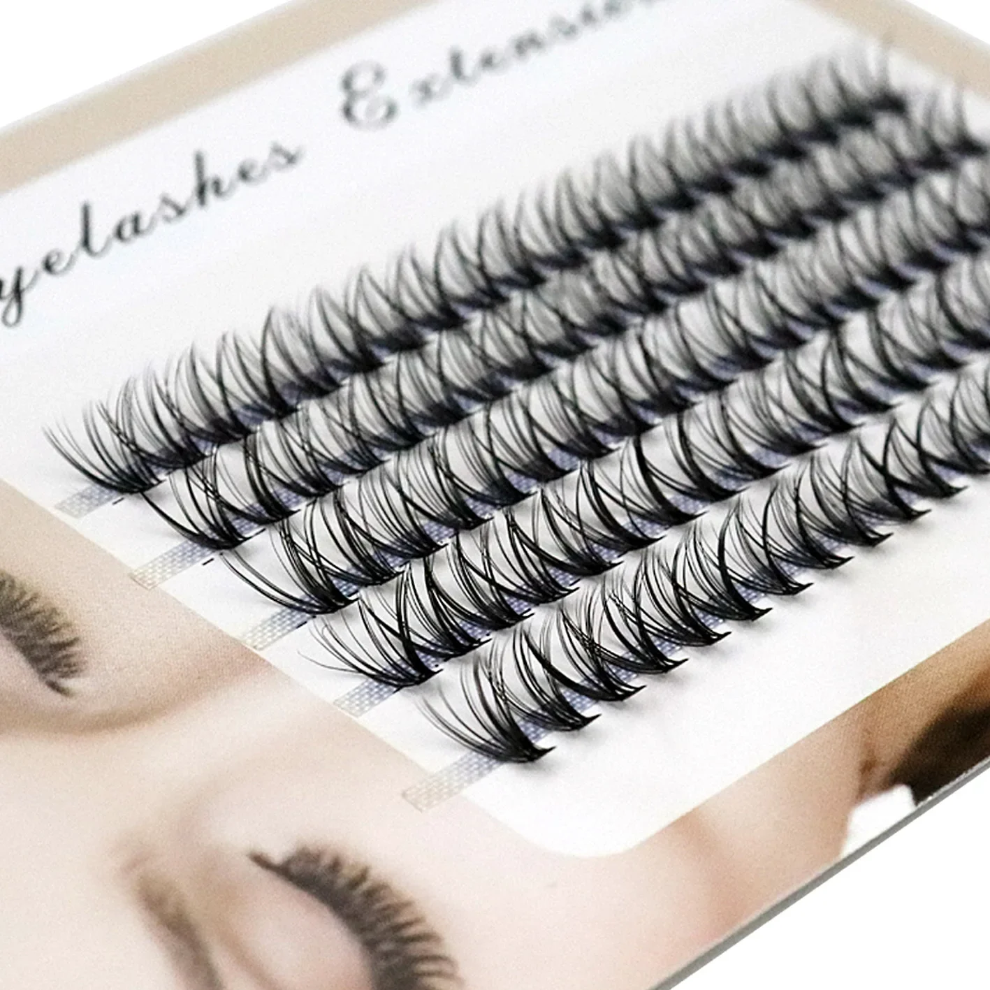 MIOFIA 100 Cluster Eyelash Extension 20/30/40D individual lashes Soft Natural lashes bulk wholesale