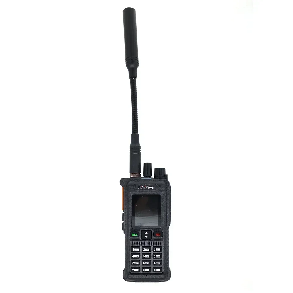 For AT-22 23cm SMA-Female Goose Tube Folding UHF VHF Antenna for Baofeng UV-5R UV-82 BF-888s Walkie Talkie Accessorie