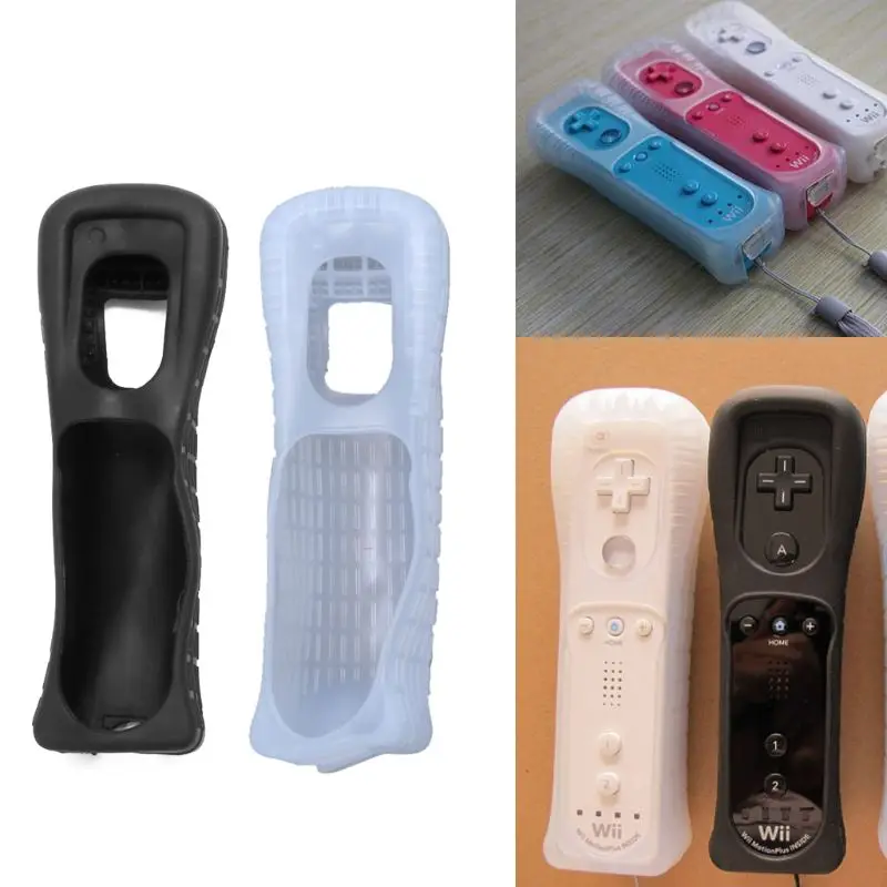 Silikon abdeckung gehäuse für Shell Skin Schutzhülle für Wii-Fernbedienung Wasch bare Gaming-Fernbedienung für Case Drops hip