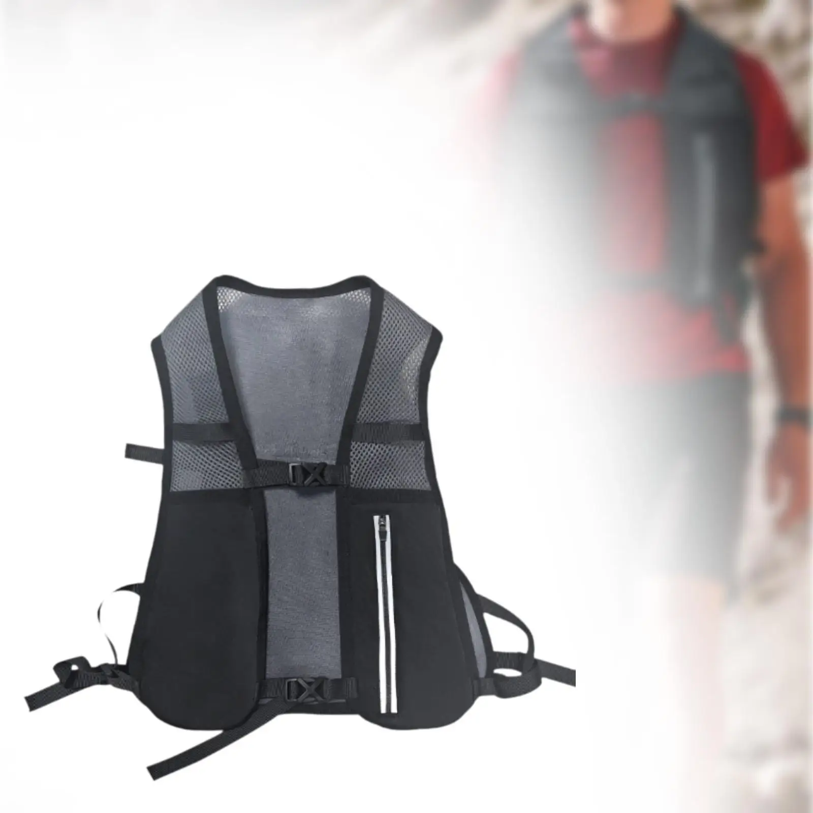 

Hydration Vest Runner Rucksack Breathable for Biking Mountaineering Jogging