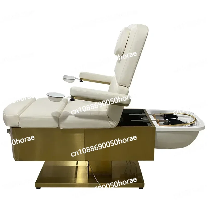 Nail Beauty Eyelash Beauty Bed Shampoo Chair Foot Massage Integrated Bed Lying Completely Foot Massage