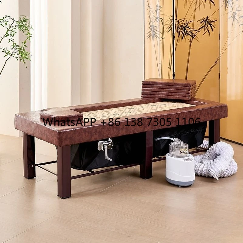 سرير موكسا خاص للطب الصيني التقليدي للتبخير والعلاج الطبيعي وصالون التجميل وسرير تبخير العرق الصحي
