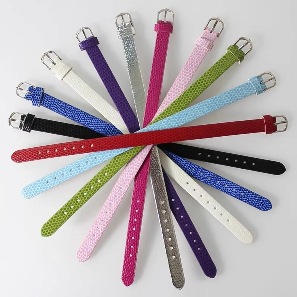 5 قطعة عالية الجودة سوبر أحزمة وسط صغيرة الجلود الاصطناعية 10*210 مللي متر حزام حقيبة لعبة طوق 20 سنتيمتر دمى القطن #2