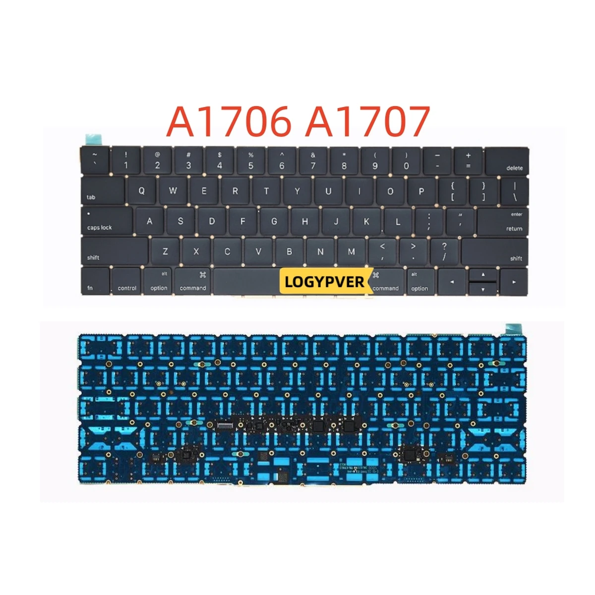 Laptop US English For Macbook Pro A1706 A1707 A1708 A1534 2015 Year 2016-2017Year  A1989 A1990 Keyboard