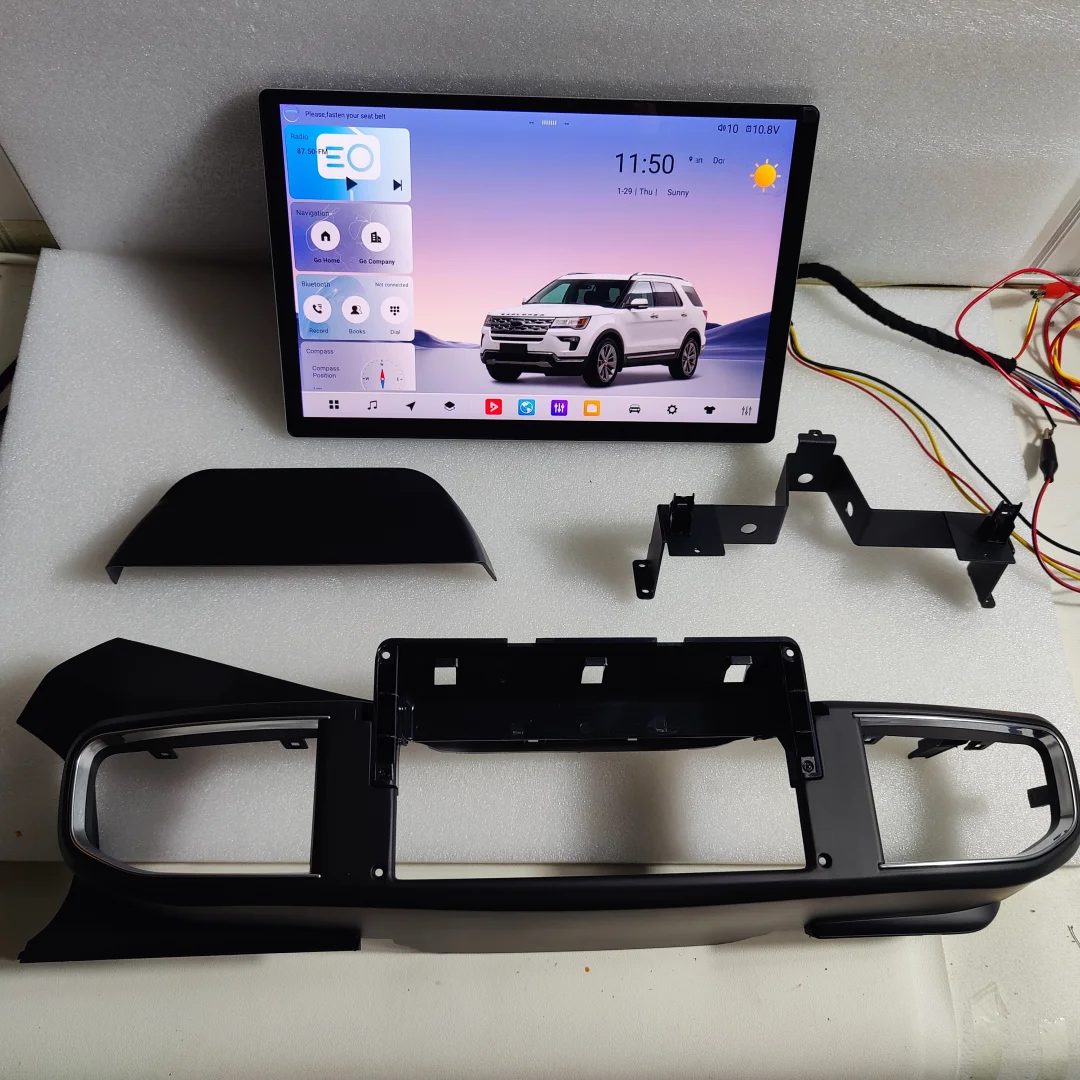 

Multimedia Video Player For Ford Explorer 2021-2025 Car Radio 12.5" Screen Android AUTO Carplay 4G Navigation Stereo Head Unit